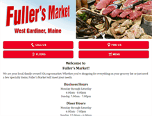Tablet Screenshot of fullersmarket.com